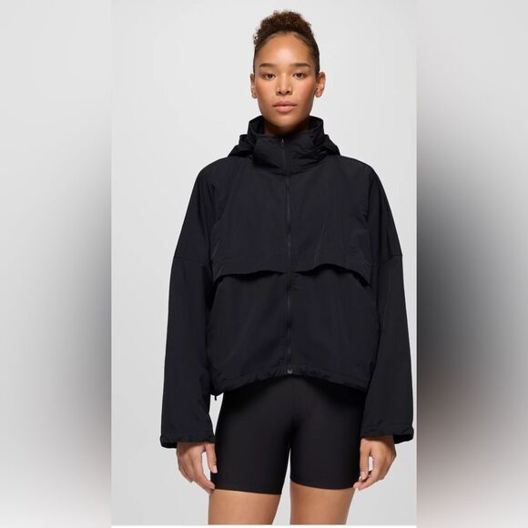 New PrAna Encinitas Windbreaker in Black Size M - Picture 1 of 16